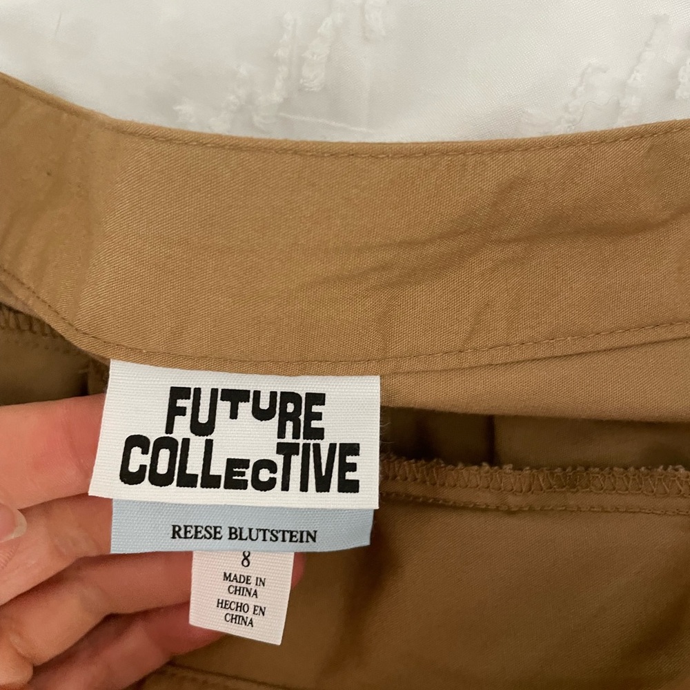 Elegant Tan A-Line Skirt - Picture 9 of 11